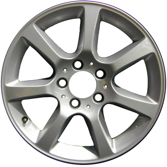 Remanufactured Painted Silver Aluminum Wheel 16 x 7 fits 2005 Mercedes-Benz C240