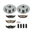 thumbnail image 3 of Power Stop Rear Stock Replacement Brake Pad and Rotor Kit KOE6266, 3 of 8