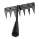 thumbnail image 3 of Rastrillo multiusos de metal para jardín, ideal para jardinería doméstica al aire libre. 7 consejos, 3 of 9