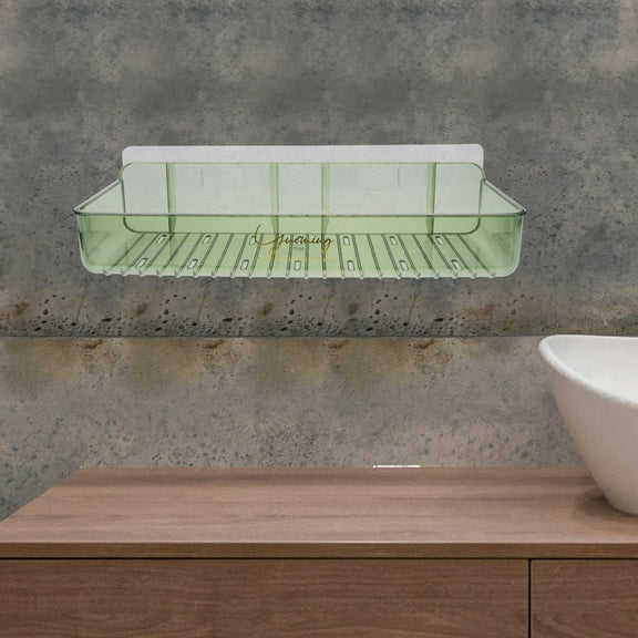 WHAMVOX  for Washroom Bathroom Shelf Self-adhesive Wall-mounted Storage Rack