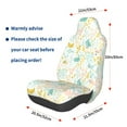 thumbnail image 2 of Picia Funny Chicken Print Waterproof Sweating Car Seat Cover for Post Gym Workout, Running, Beach and Hiking, Universal Fit Anti-Slip Bucket Seat Protector, 2 of 5