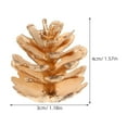 thumbnail image 2 of MLINS Golden Plastic Pine cones for Decor Realistic and Craft Supplies Ideal for Holiday Vase Fillers and Home Decorations 10pcs, 2 of 8