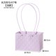 thumbnail image 2 of Xiao Hua Regalos, flores, cajas de regalo, bolsas de embalaje, bolsas de embalaje de flores en relieve tridimensionales impermeables, bolsas de regalo (rectangulares de color violeta claro), 2 of 5