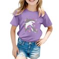 thumbnail image 2 of Zszcpp T Shirts Casual Top For Baby Girl Ocean Animal Print Comfortable Outdoor Tee Short Sleeve T-Shirt Blouse Girls Tops, 2 of 5