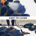 thumbnail image 5 of Navy Blue Gold Outdoor Rug for Patio/Deck/Porch, Non-Slip Large Area Rug 3 x 5 Ft, Abstract Line Art Troditional Ink Painting Indoor Outdoor Rugs Washable Area Rugs, Camping Rug Carpet Runner, 5 of 8