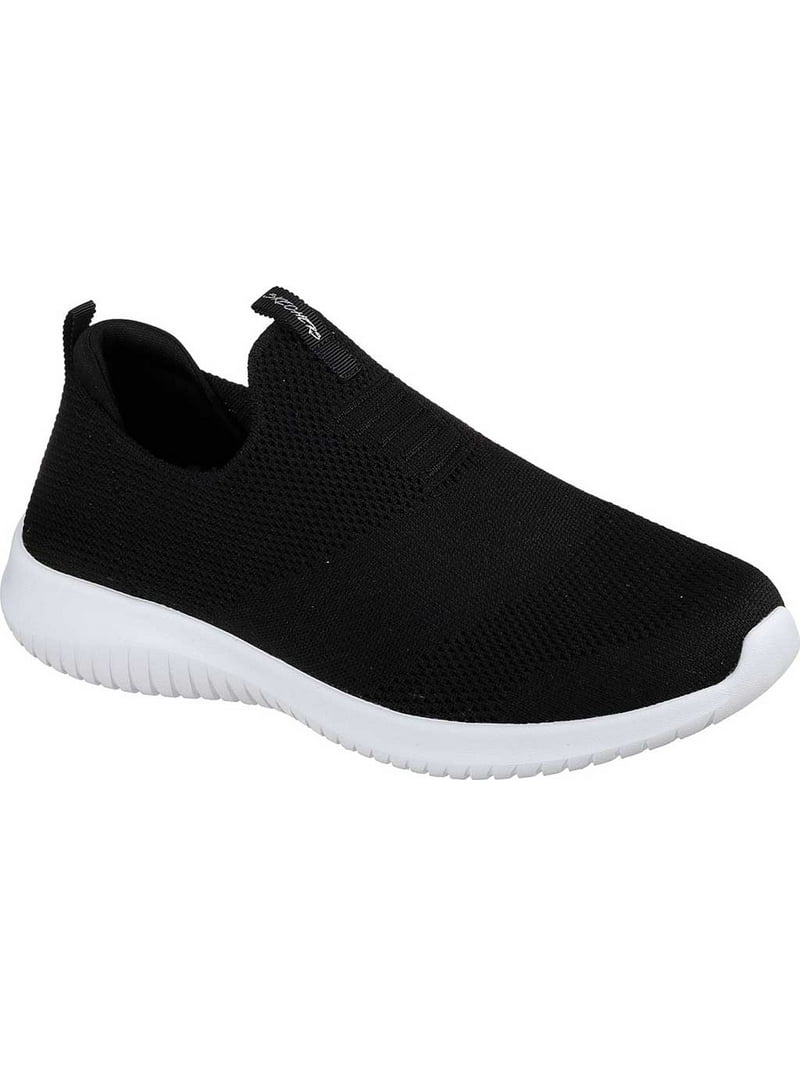 aluminio humor daño Women's Skechers Ultra Flex First Take Sneaker Black/White 8 M - Walmart.com