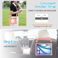thumbnail image 4 of Case for Apple iPad Pro 11 5th 4th 3rd 2nd 1st Gen/ iPad Air 11 2024 M2/Air 4 5, Soft Silicone Drop Protection Rotating Kickstand with Shoulder Strap Pencil Holder Kids Friendly Lightweight, Pink, 4 of 6