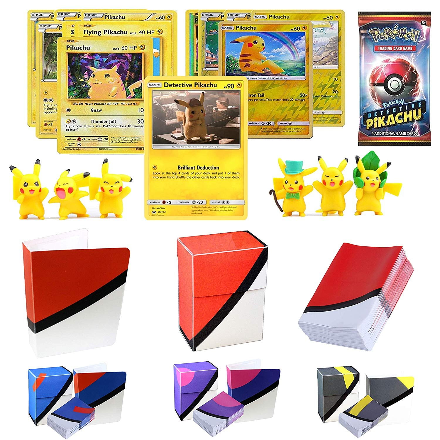 Playoly The Ultimate Detective Pikachu Card Collection with Detective Pikachu Booster Pack