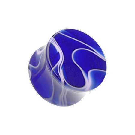 

Marble Swirl Acrylic Double Flared Ear Gauge Plug