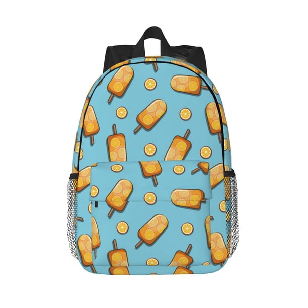 Disketp Lemon Ice Cream Mochila Escolar de 15 Pulgadas, Mochila Ligera para Estudiantes, Viajes y Trabajo, Cómoda y Resistente para el Uso Diario