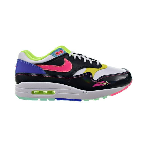 Nike Air Max 1 Men's Shoes Black-Hyper Pink-Poti Yellow cz7920-001