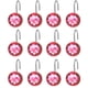 thumbnail image 2 of Gwong hogar 12pcs/set Curtin ganchos decorativos decorativos fáciles de operar acero inoxidable impermeable cortina suministros para el hogar Gwong 21087613, 2 of 7