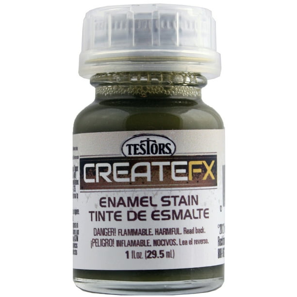 Testor Corp Createfx Enamel Stain 1Ozgreen