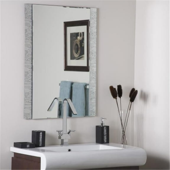 Decor Wonderland SSM5039 Frameless Molten Wall Mirror