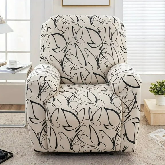Lavish Cover Premium Waterproof Non-Slip Recliner Chair Covers, Washable Furniture Protector for Kids, Pets(Auspicious, Multicolor)