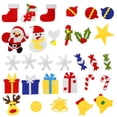 thumbnail image 7 of 3.4FT DIY Felt Christmas Tree Set with 30pcs Ornaments - Wall Hanging Felt Xmas Tree for Kids Toddlers Christmas New Year Gift Decorations Party Supplier, 7 of 7