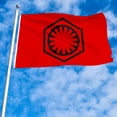 thumbnail image 3 of Dutern Double Sided First Order Flag Banner 3 Ply with Brass Grommets 3x5 Feet, 3 of 4