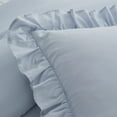 thumbnail image 5 of My Texas House Delphine 3-Piece Blue Ruffle Comforter Set, Full/Queen, 5 of 5