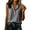 Gray, variant on Womens Linen Tank Tops Lapel Collar Sleeveless Summer Shirts Solid Loose Fit Casual Tank Tops for Everyday Beach Vacation Red
