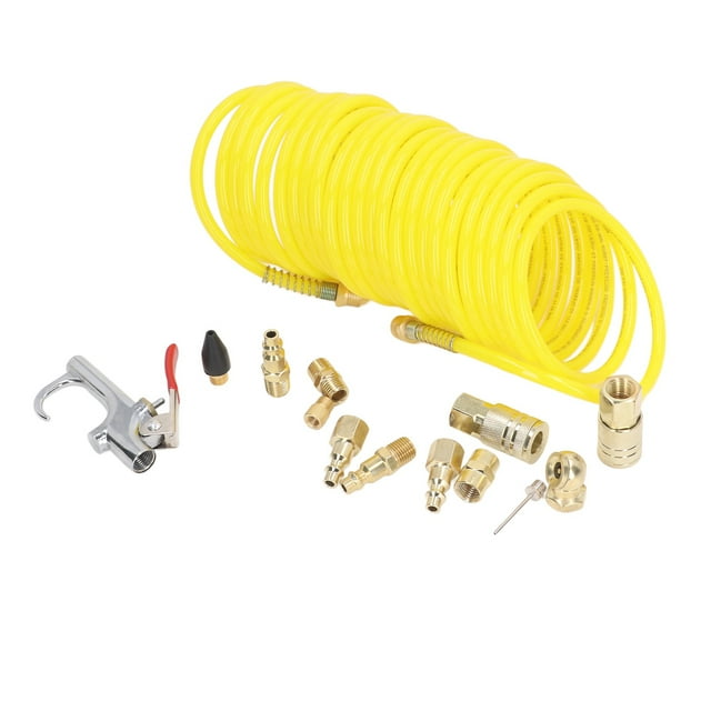 Air Tool Kit, High Load Bearing Glossy Air Compressor Kit Flexibility 4 Male And 2 Female Connectors 14PCS For Automotive Repair