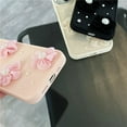 thumbnail image 4 of 3D Pearl Flower Candy Color Plated Camera Lens Protector Soft  for iPhone Case (Pink,iPhone 11), 4 of 6