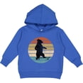 thumbnail image 2 of Inktastic Skateboard Bear Retro Sunset Toddler Hoodie, 2 of 4