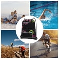 thumbnail image 6 of Lsque Geometry Dash Print Drawstring zipper Backpack Bag Sport Gym Sackpack Cinch Bags Drawstring Bags Draw String Sport Bag-One Size, 6 of 6