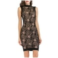 thumbnail image 2 of Lolmot Cocktail Evening Dresses for Women Round Neck Sleeveless Sequin Mini Dress Club Party Homecoming Prom Dress, 2 of 5