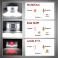 thumbnail image 5 of 4X 4x6" LED Headlights Hi/Lo Beam Fit Chevrolet Camaro Iroc-Z Z28 1982-1992 DRL, 5 of 15