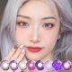thumbnail image 2 of Lentes de contacto púrpuras para Cosplay de ojos, accesorios de Anime de Halloween, lentes de Color, maquillaje de ojos, lentillas de pupila, 2 unids/lote por par, 2 of 4