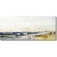 thumbnail image 1 of Ceramic Tile Mural-Alfred Bricher Waterfront Painting 56. 42" w x 18" h using (21) 6 x 6 ceramic tiles, 1 of 3