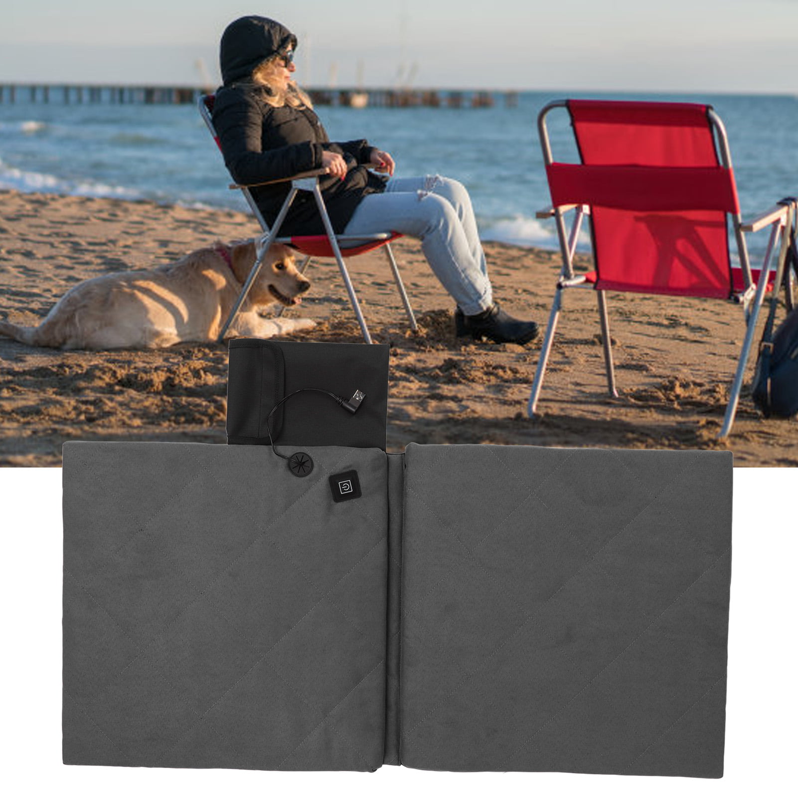 Heated Seat Cushion Cordless Rechargeable Stadium Seat Pad 149F USB Battery  Heated Bleacher Cushion Portable Heating Pad for Outdoor Camping $35. Free  for USA. Interested DM me for Details : r/AMZreviewTrader
