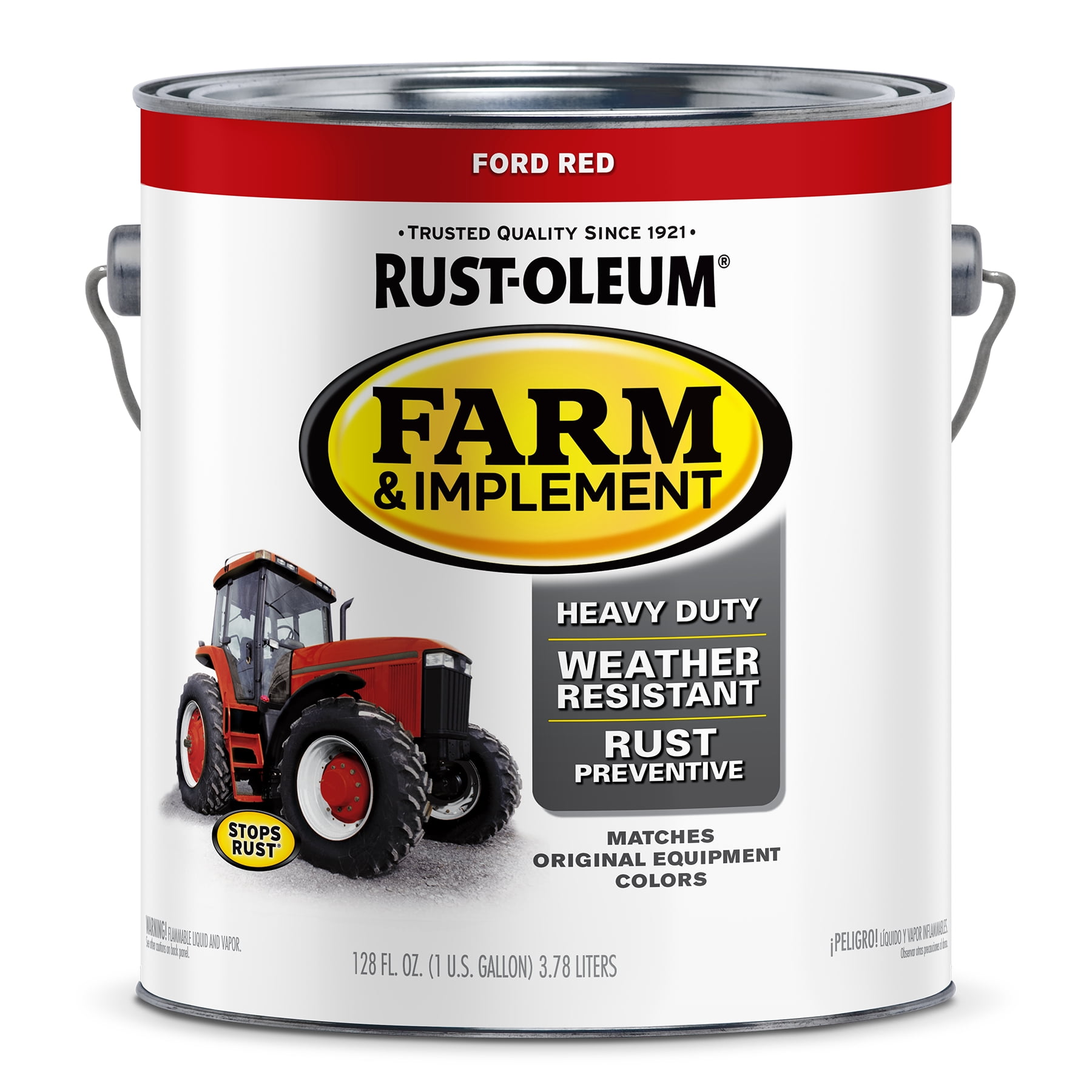 Ford Red, Rust-Oleum Gloss Farm and Implement Paint- Gallon, 1 Pack