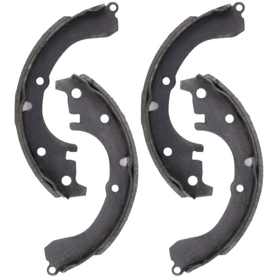 Premium Rear Brake Shoes for 1971-1992 Toyota Corolla Goodyear Brakes GYS372