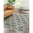 thumbnail image 3 of Rugs.com Athena Shag Collection Rug – 2' 2 x 3' Gray Shag Rug Perfect For Entryways, Kitchens, Breakfast Nooks, Accent Pieces, 3 of 9