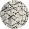 thumbnail image 4 of Safavieh Collection Rétro RET2144-7990 Tapis Rond Moderne Abstrait Gris Clair et Noir (Diamètre 6 Pieds), 4 of 8