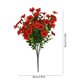 thumbnail image 3 of Artificial Eucalyptu And Violet Plastic Flowers Outdoor Home And Garden Decorative Bouquets, 3 of 6