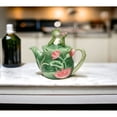 thumbnail image 3 of Handcrafted Ceramic Frog Teapot 24oz 8 3/4", 3 of 4