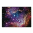 thumbnail image 1 of Galaxy Cutting Board, Magellanic Cloud Stars and Colorful Cosmic Universe View Pattern, Decorative Tempered Glass Cutting and Serving Board, Small Size, Purple Blue Orange, by Ambesonne, 1 of 1