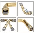 thumbnail image 5 of 2 Pack Universal Tire Valve Extension,90 Degree Tire Schrader Valve Stem Extension Brass Adapter Compatible For Passenger Cars, Stroller, Bicycles, Mo, 5 of 5
