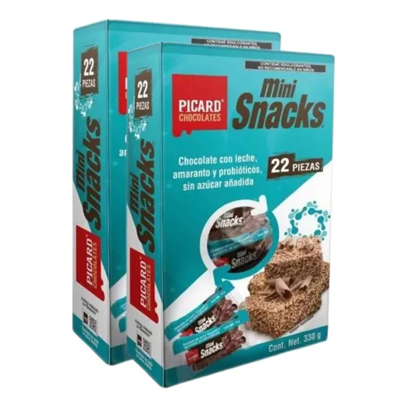 Mini Snacks Amaranto y Chocolate Picard 2 Pack 330g c/u