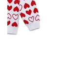 thumbnail image 2 of Way to Celebrate Girls Valentine's Day Long-Sleeve Graphic Fleece Sweatshirt, Sizes 4-18, 2 of 3