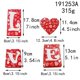 thumbnail image 3 of 4x Adorno de Día de San Valentín Tablero de Decoración de bricolaje de Adornos del para la decoración de, 3 of 9