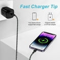 thumbnail image 5 of Compatible for iPhone Charger, HOOTEK Charger Block Cube Phone Charger 2Pack 10FT Lightn-ing Cable Cord Fast Charging Cord USB Wall Chargers Plug Adapter Compatible for iPhone14/13/12/11, Black, 5 of 9