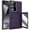 Dark Purple, variant on Case For Samsung Galaxy S25/S25 Plus/S25 Ultra, Built-in Card Mirror Phone Cover Shockproof Simple Case
