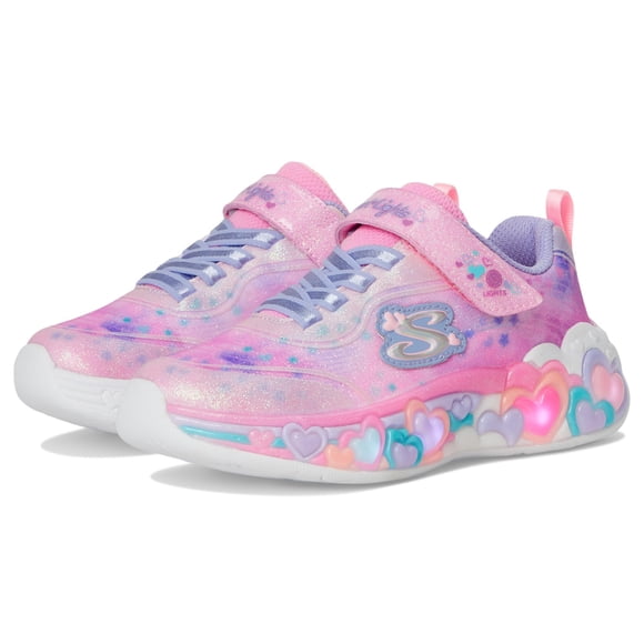 Zapatos para Niñas Skechers Eternal Heart Lights Rosa Talla 12