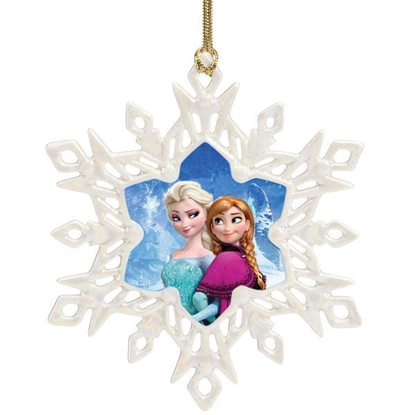 Lenox Disney Frozen Anna & Elsa Christmas Snowflake Ornament 852197