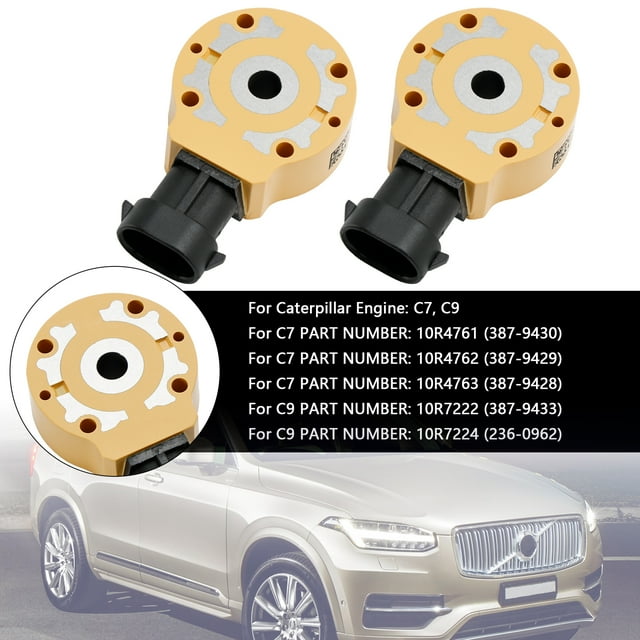 2PCS Injecteur de Carburant Solénoïde 214-5427 Compatible avec Caterpillar Compatible avec CAT C7 C9 10R4761