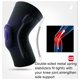thumbnail image 4 of Eigraketly 1 Uds. Rodillera elástica 3D, Protector de rótula, rodillera de silicona con resorte, rodillera, baloncesto, correr, deporte, compresión, Gimnasios en casa morado negro METRO Eigraketly OD000641-06, 4 of 6