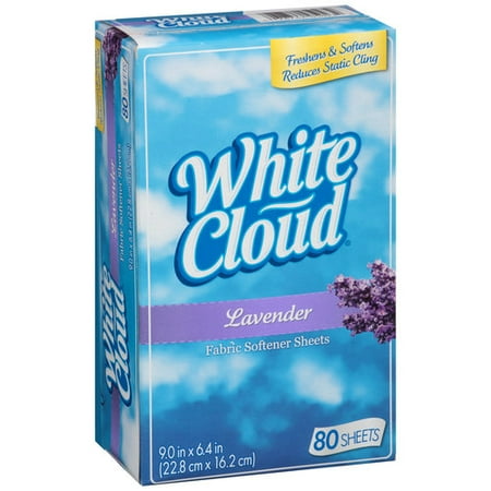 White Cloud Lavender Dryer Sheets 80ct